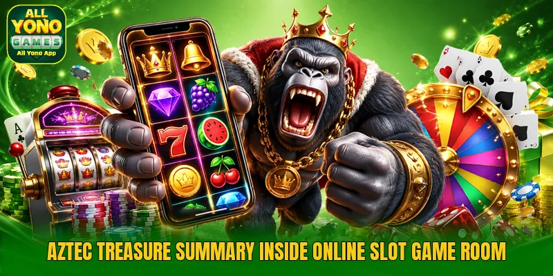 Aztec Treasure summary inside online slot game room Aztec Treasure summary inside online slot game room