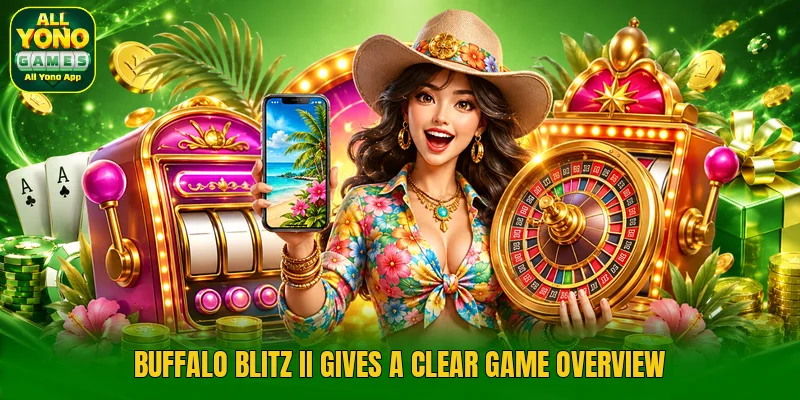 Buffalo Blitz II gives a clear game overview Buffalo Blitz II gives a clear game overview