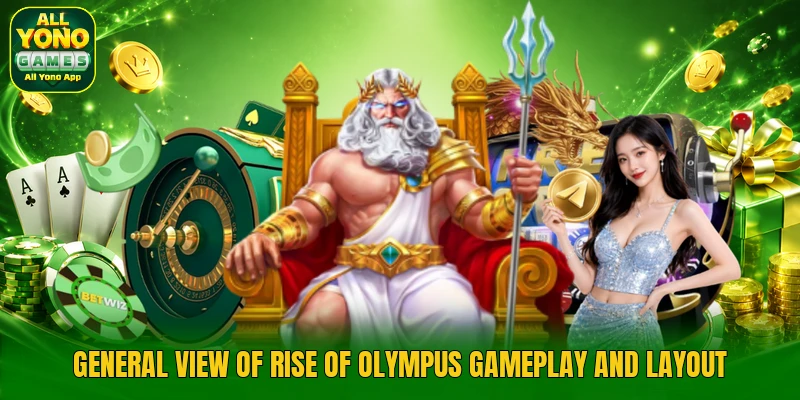 General view of Rise of Olympus gameplay and layout General view of Rise of Olympus gameplay and layout