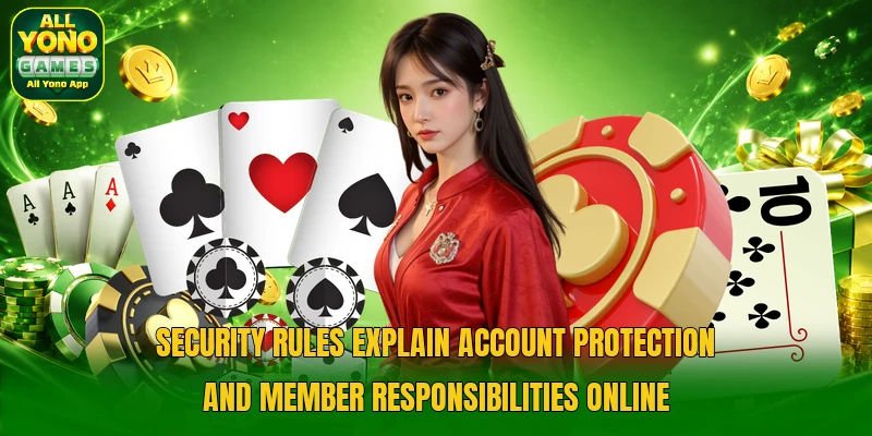 Security rules explain account protection and member responsibilities online Security rules explain account protection and member responsibilities online