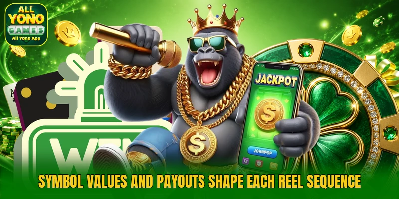 Symbol values and payouts shape each reel sequence Symbol values and payouts shape each reel sequence