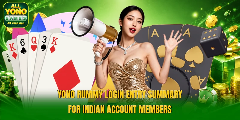 Yono Rummy login entry summary for Indian account members Yono Rummy login entry summary for Indian account members